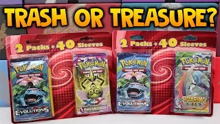 2 Packs + 40 Sleeves $9.99 Pokemon Card Blister Pack - Trash or Treasure?