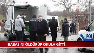 Babasını Öldürüp Okula Gitti