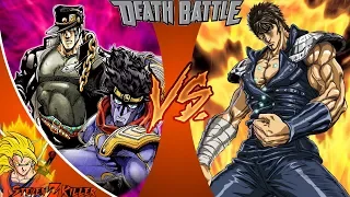 Jotaro VS Kenshiro (JoJo's Bizarre Adventure VS Fist of the North Star) _ DEATH BATTLE! REACTION!!!