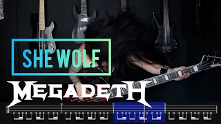 MEGADETH - SHE WOLF (BASS COVER & TABS)