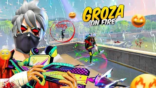 Evo Groza Rocks 🔥 Enemy Knocks 🥴 Viewers Shocks 😲 Op 1 Vs 4 Gameplay 🤯 Free Fire