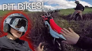 Dangerboy Rides Again! Pit Bikes In California Hills!