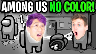 Can We Beat AMONG US But WE TURNED COLORS OFF!? (IMPOSSIBLE CHALLENGE!)