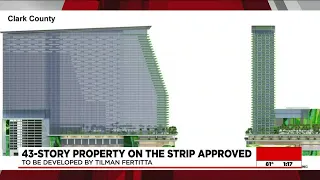 Clark County approves new 43-story property on Las Vegas Strip