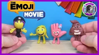 ЭМОДЖИ ФИЛЬМ - ГЕРОИ ЛЕПКА ИЗ ПЛАСТИЛИНА | Emoji Movie of plasticine - DIY