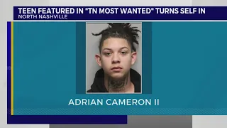 Teen featured in "TN Most Wanted" turns himself in
