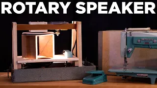 D.I.Y. Sewing Machine Rotary Speaker