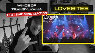 FIRST TIME Hearing "Winds of Transylvania": LOVEBITES REACTION!!