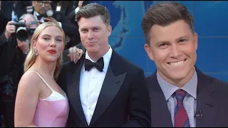 Colin Jost Tricked Into Joking About Wife Scarlett Johansson by Michael Che on 'Weekend Update!
