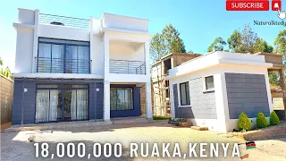 OMG! MASTERPIECE HOMES 18,000,000 IN RUAKA 🇰🇪 KENYA || GATED COMMUNITY 24UNITS BY A KENYAN LADY$130k