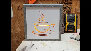 Coffee Sign - Scroll Saw Project