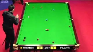 SNOOKER 2012 WSC QF1 , RONNIE O'SULLIVAN vs NEIL ROBERTSON Frame-15 P2