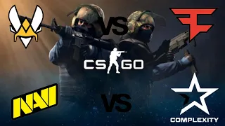 CSGO LIVE Vitality VS Faze clan/Complexity vs NAVI IEM Beijing-Haidian 2020