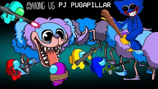 Among Us vs PJ Pug A Pillar & Huggy Wuggy - 어몽어스 VS 좀비 애니메이션 - Cookies Among Us Zombie Animation