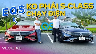 "Mổ xẻ" Mercedes EQS - Không phải S-Class chạy điện | Vlog Xe