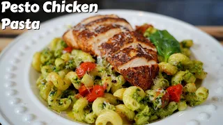 This Quick & Easy Chicken Pesto Pasta is Perfect For Dinner