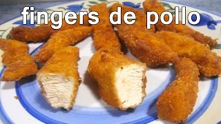 DEDOS O PALITOS DE POLLO - Recetas de Cocina Faciles y Economicas y rapidas De Hacer