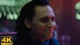 Loki smiles while talking about his Mother, Frigga [4K] | Loki Episode 3 - Loki 1x03