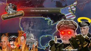 HoI4 Kaiserredux: McArthur the American Caesar wins in the Civil war!