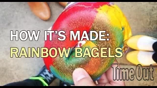 Rainbow bagels on Brick Lane: how they're made