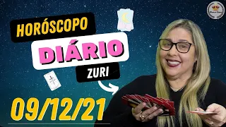 HORÓSCOPO DIÁRIO DO DIA 09/12/21, PREVISÃO PARA TODOS OS SIGNOS! AMOR,SAÚDE,DINHEIRO..., POR ZURI !!