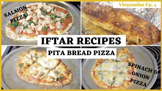 Quick Iftar Recipes | Nan/Pita Bread Pizza | Vlogmadan Ep. 4