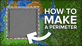 How To Make A Perimeter in 1.19 Minecraft Using TNT Quarry's