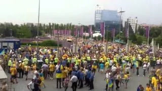 Перед матчем Украина - Франция 15.06.2012