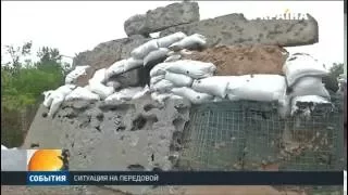 В Красногоровке боевики обстреляли посёлок из танка