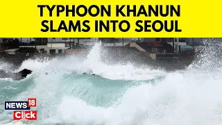 Typhoon Khanun Turns Deadly in South Korea | Storm Khanun poured intense rain on South Korea