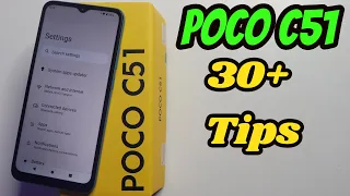 [Hindi] POCO C51 Top 30+ Best Features |Poco C51 Tips & Tricks