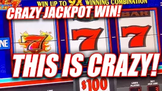 CRAZIEST JACKPOT ON YOUTUBE ON HIGH LIMIT SIZZLING 7★ TRIPLE DOUBLE JACKPOT WINNER