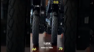leaperkim Lynx 66pbs vs 70lbs suspension test with 100kg rider