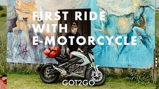 FIRST RIDE WITH ELECTRIC MOTORCYCLE - REVIEW ZERO MOTORCYCLES SR/F