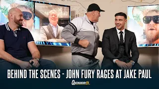 BIG JOHN FURY GOES BERSERK! RAGES AT JAKE PAUL! Media Day Moments with Tyson Fury & Tommy Fury