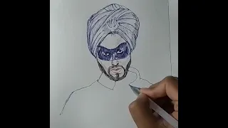 drawing flying Jatt  tiger Shroff #shorts #viral #trend #artist