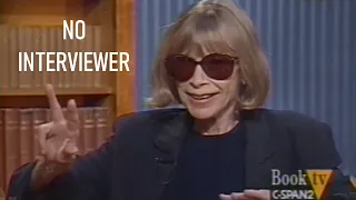 Unintentional ASMR   Joan Didion   NO INTERVIEWER   Relaxing Voice   Interview About Writing Career