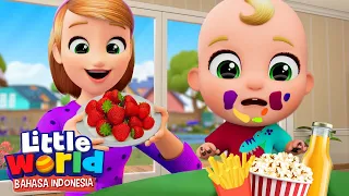 Makanan Enak dan Sehat  | Kartun Anak | Little World Bahasa Indonesia