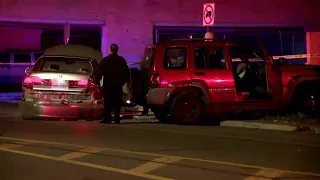 Police pursuit ends in crash on Detroit’s west side