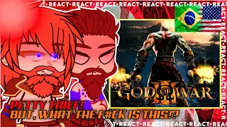 [GC🇺🇸/🇧🇷] Norse Gods Reacting to Kratos || God of War Ragnarök || - Gacha react