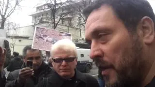 Пикет в поддержку Палестина Максим Шевченко