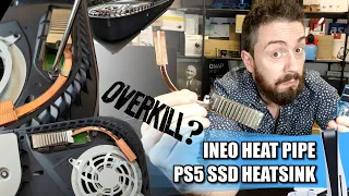 INEO M13 PS5 SSD Copper Pipe Heatsink Review & Temperature Testing