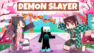 Adopted By DEMON SLAYER Family In Minecraft (Hindi)