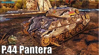 P.44 Pantera ВНИЗУ СПИСКА 🌟 медаль Николса 🌟 World of Tanks лучший бой на ст 8 Италии