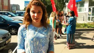 Юные активисты Нового Рубежа против ведущей ТВ Барс Дарьи Костиной -  Иваново