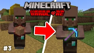 Ich level einen Villager bis zum OP Trade in HARDCORE Minecraft | Part 3