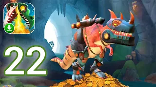 Hungry Dragon - Gameplay Walkthrough Part 22 - T-wrecks Dragon (iOS, Android)