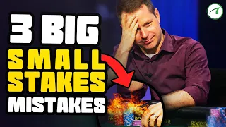 3 BIG Mistakes of Small Stakes Tournament Players!