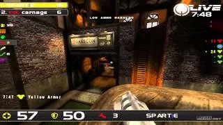 SPART1E vs carnage - Quakecon 2014 Single Elimination Round 1 (Quake Live VOD)