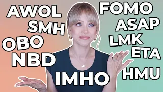 ACRONYMS in English | Superholly